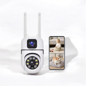 V380 Dual Lens Bulb PTZ Camera